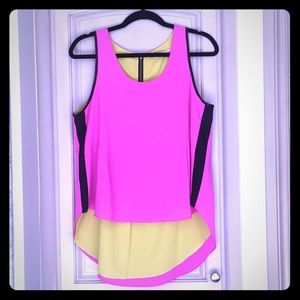Hot Pink High Low Blouse size Medium